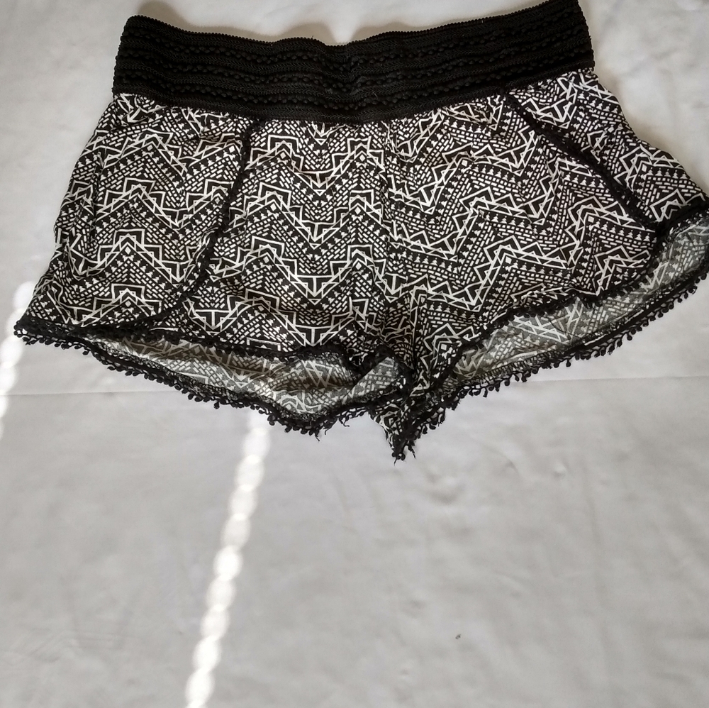 Boho lace shorts